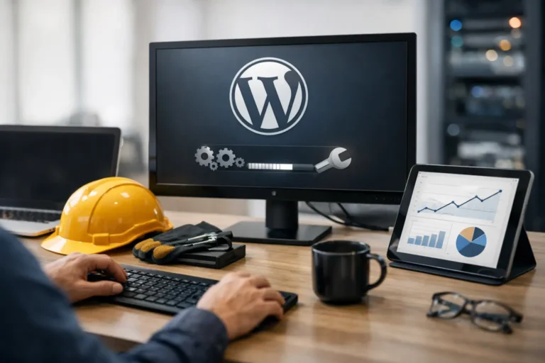 Maintenance site WordPress entreprise