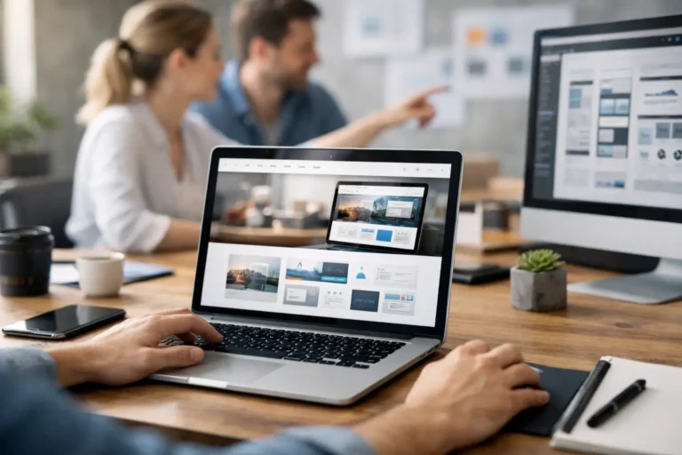 Refonte site internet professionnel réussie